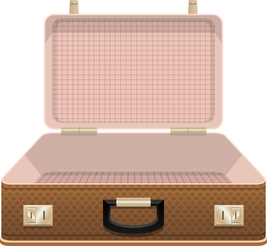 Suitcase clipart design illustration png