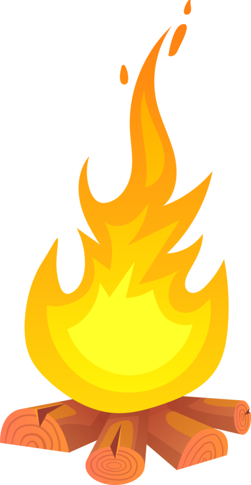 Nockenfeuer-Clipart-Designillustration png