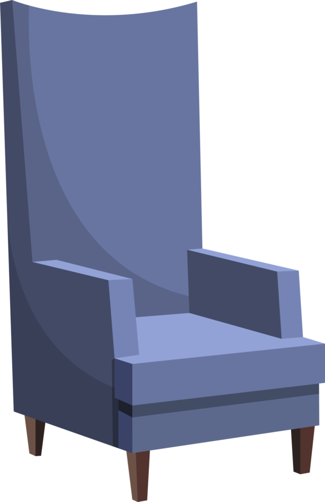 Beautiful arm chair clipart design illustration png