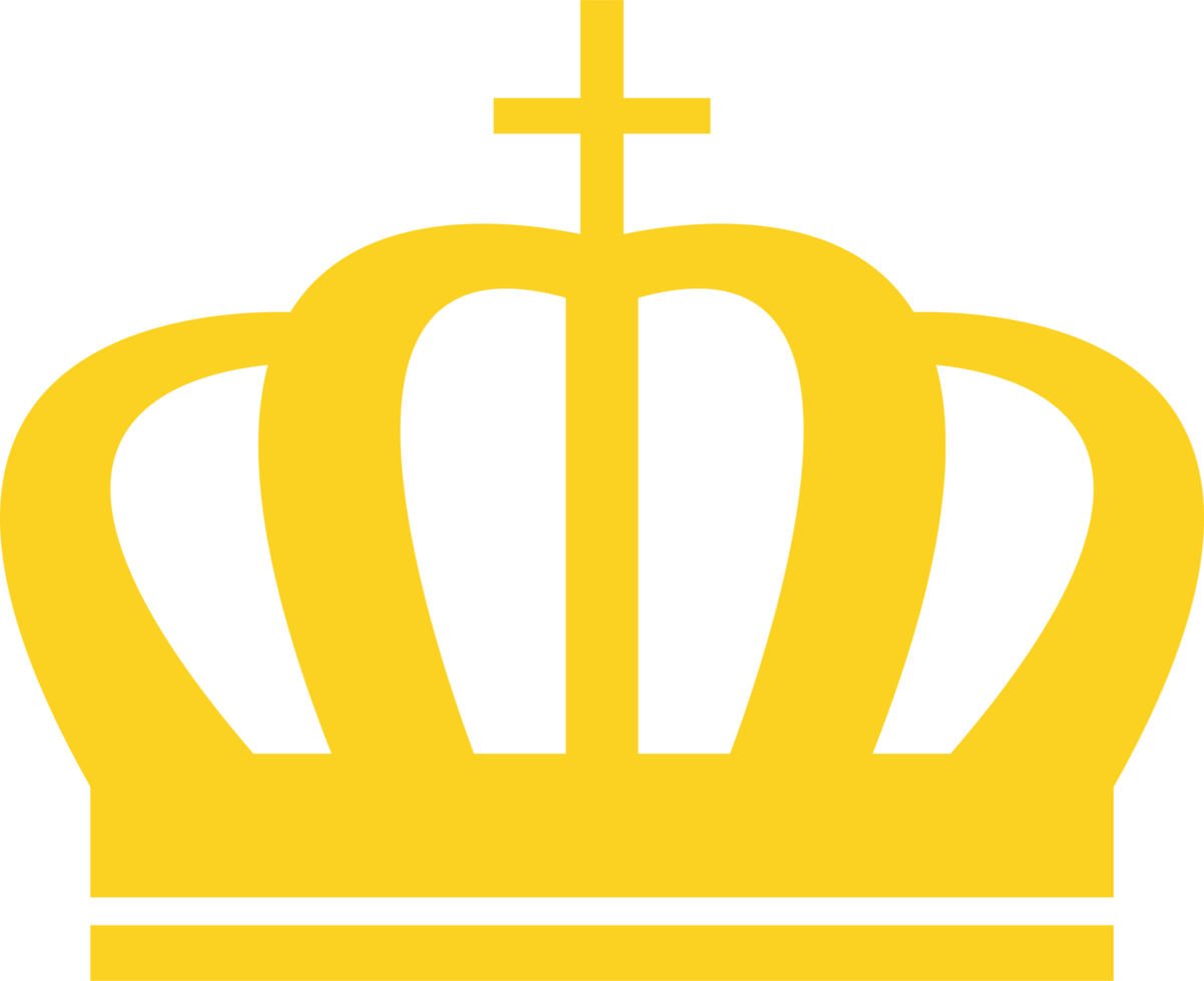 Royal crown clipart design illustration png