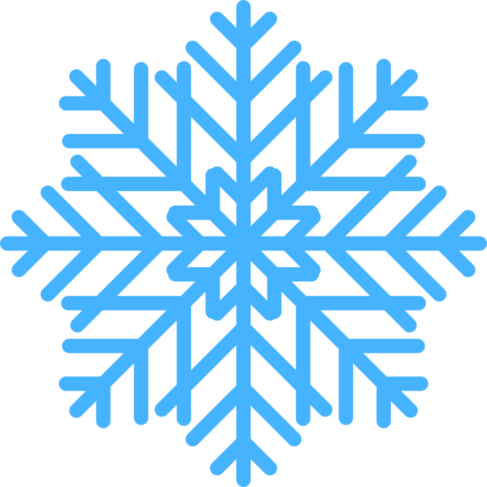 Snowflakes clipart design illustration png