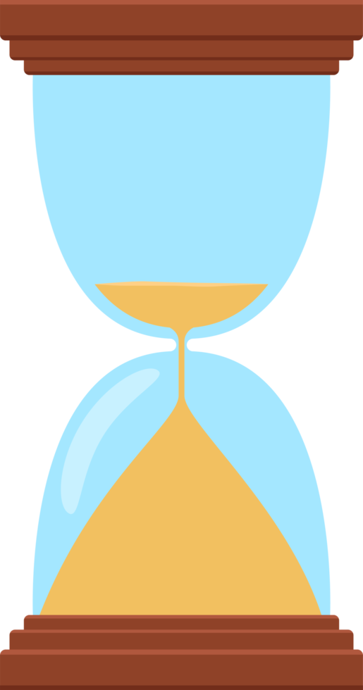 Hourglass clipart design illustration png