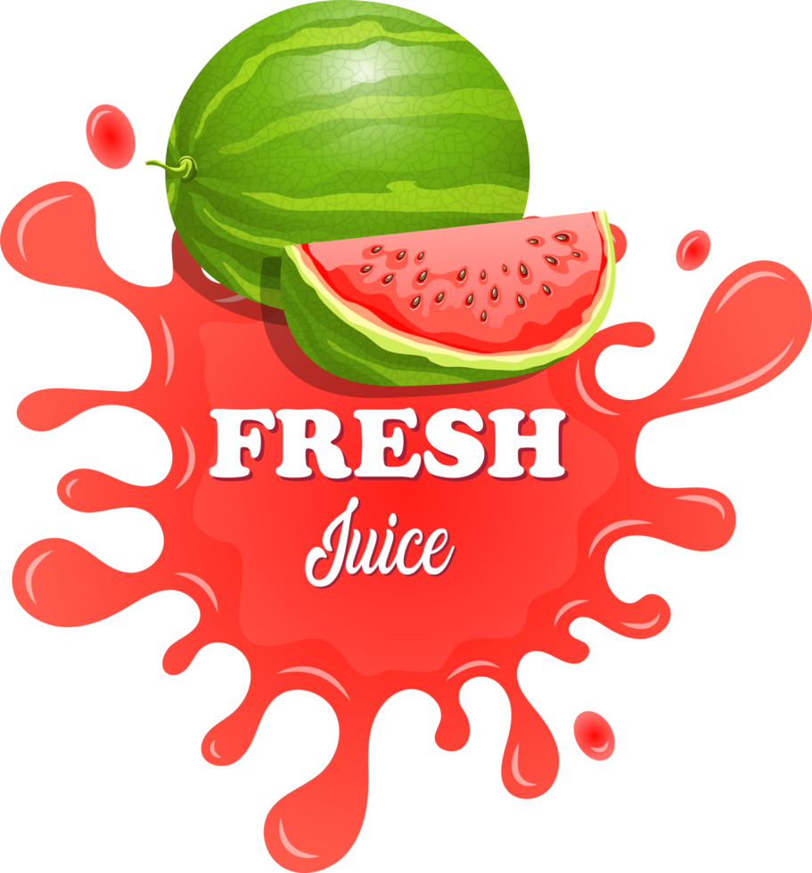 Fruit juice splashes clipart design illustration png