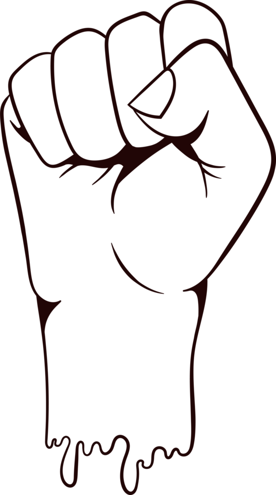 Fist clipart design illustration png