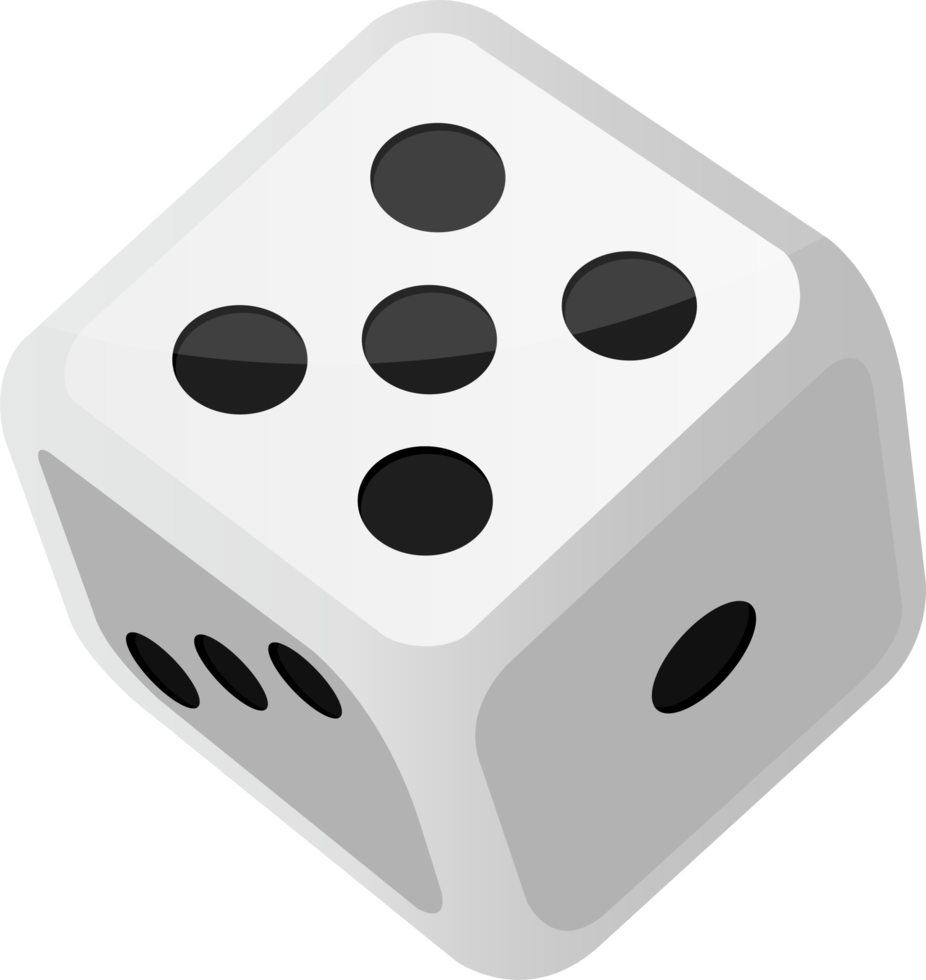 Casino dice clipart design illustration png