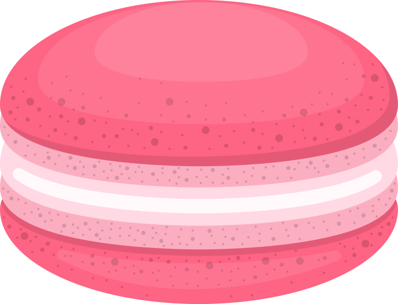 läckra macaroons clipart design illustration png