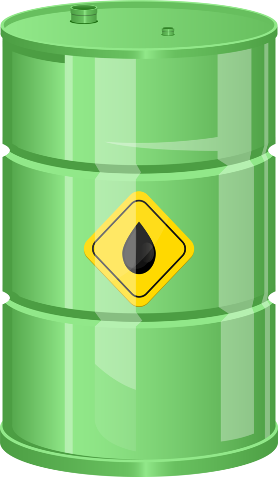 Oil barrel clipart design illustration png