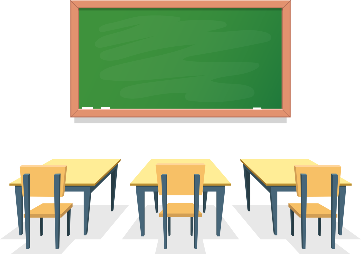 école bureau clipart conception illustration png