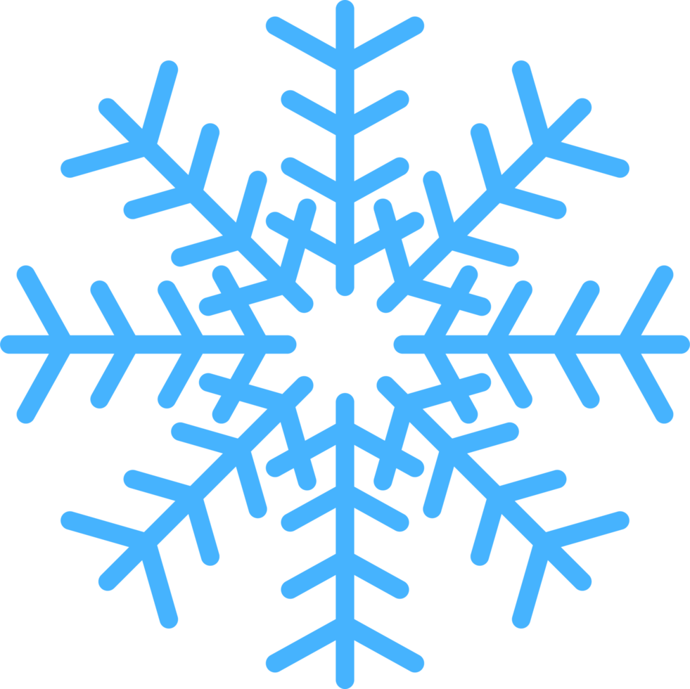 Snowflakes clipart design illustration png