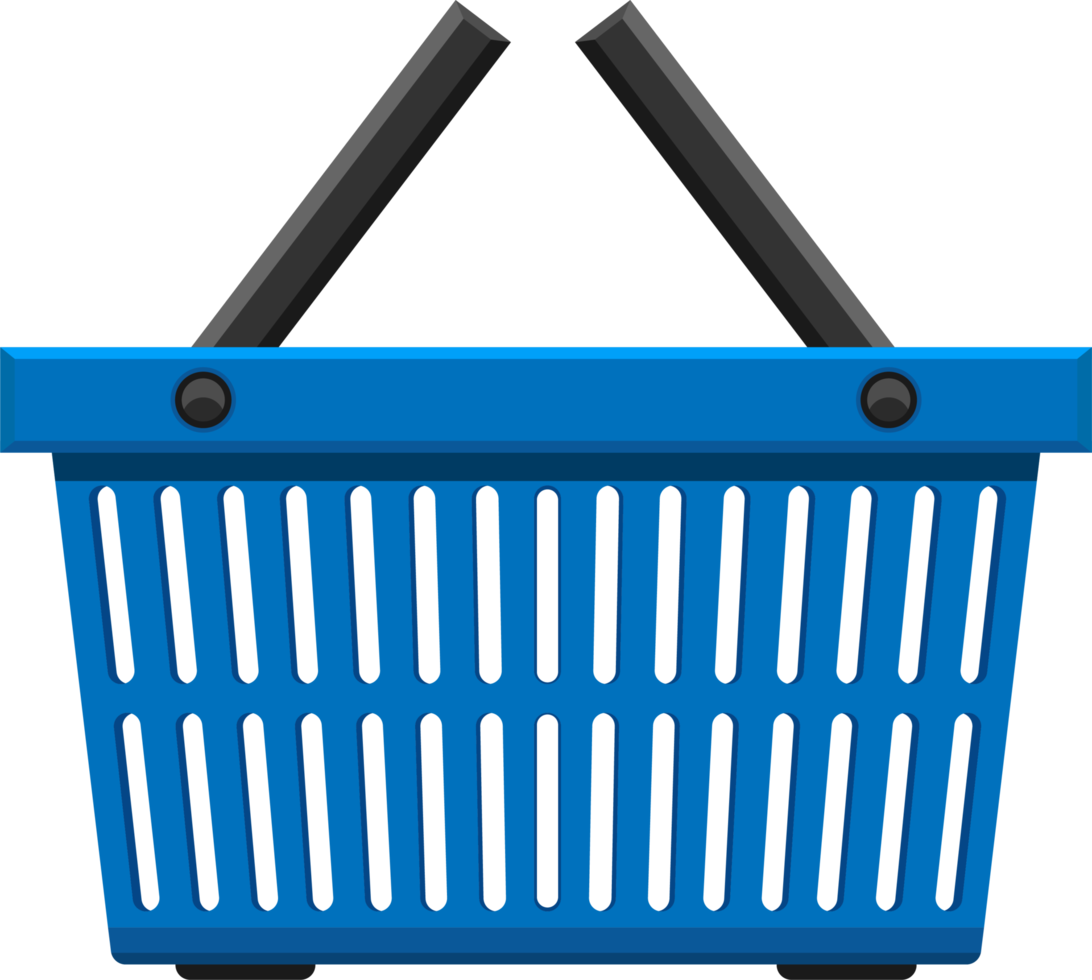 supermarkt mand clipart ontwerp illustratie 9385485 PNG