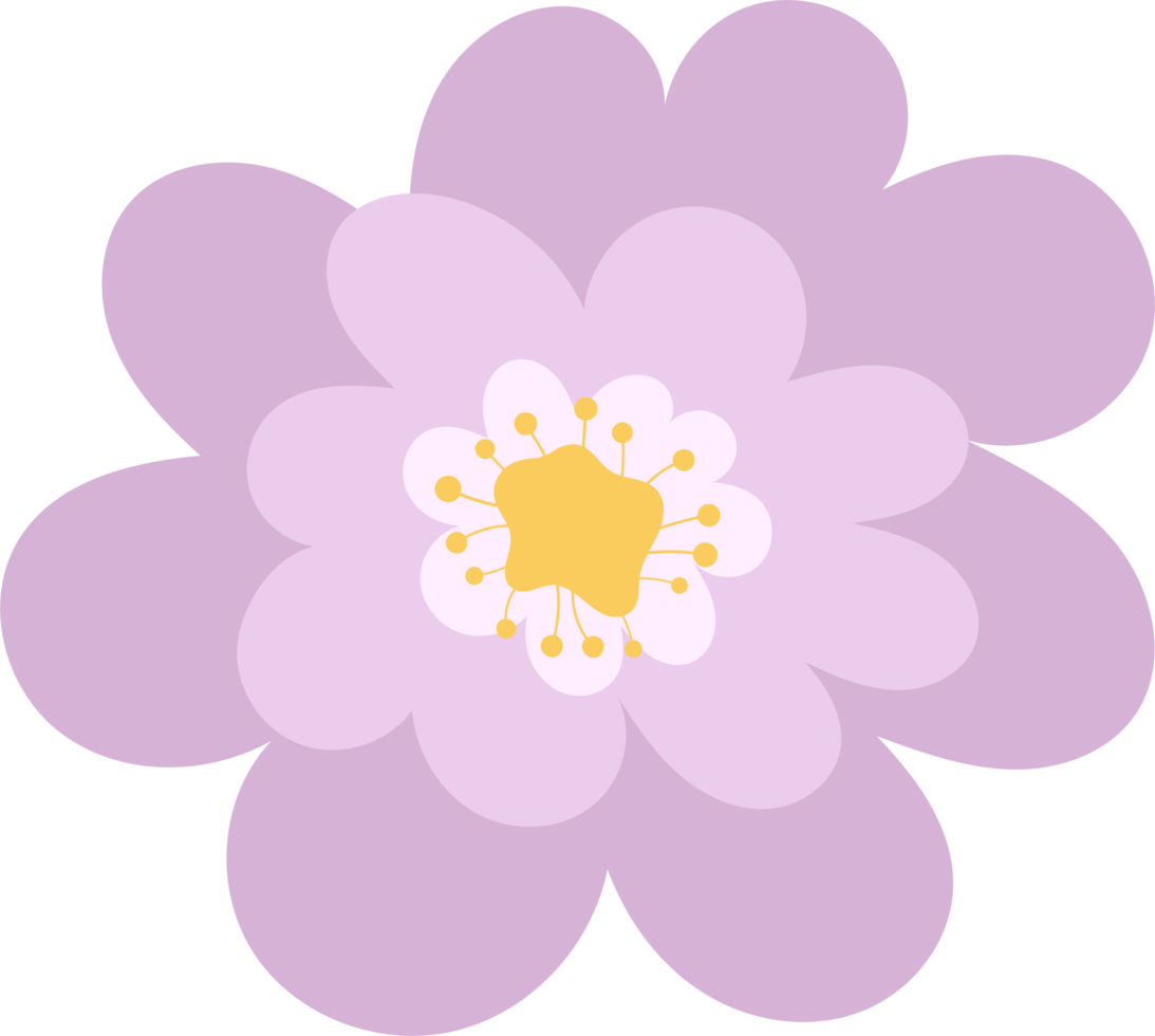 Flowers clipart design illustration png