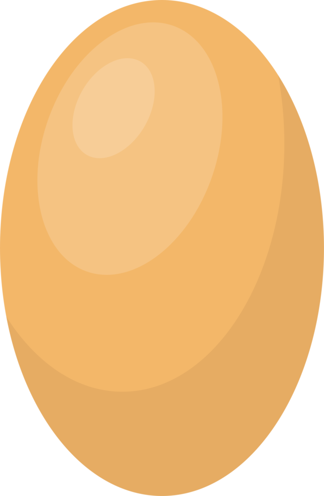 Boiled egg clipart design illustration png