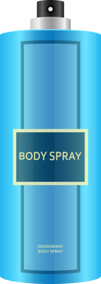 ilustración de diseño de imágenes prediseñadas de spray corporal png