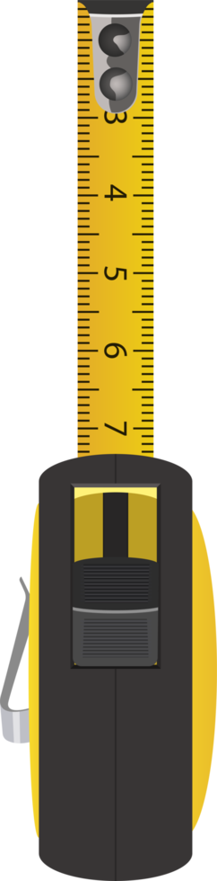 Measure tape clipart design illustration png