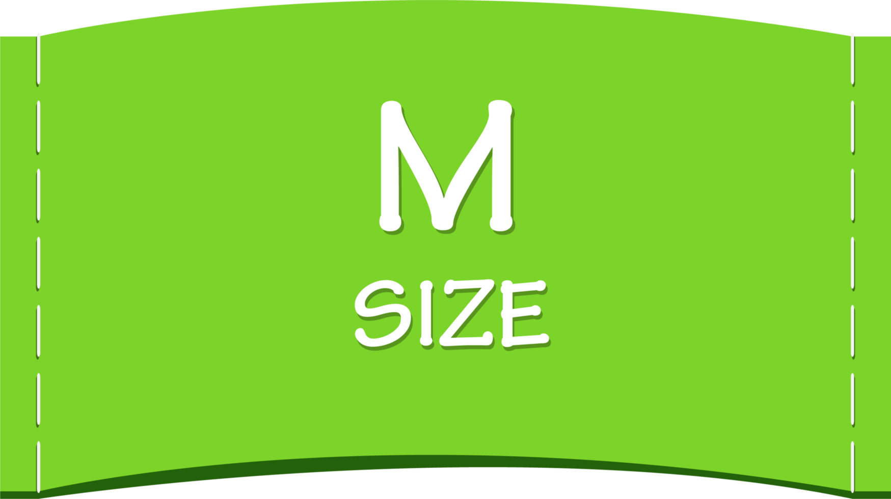 Clothing size labels clipart design illustration 9385564 PNG