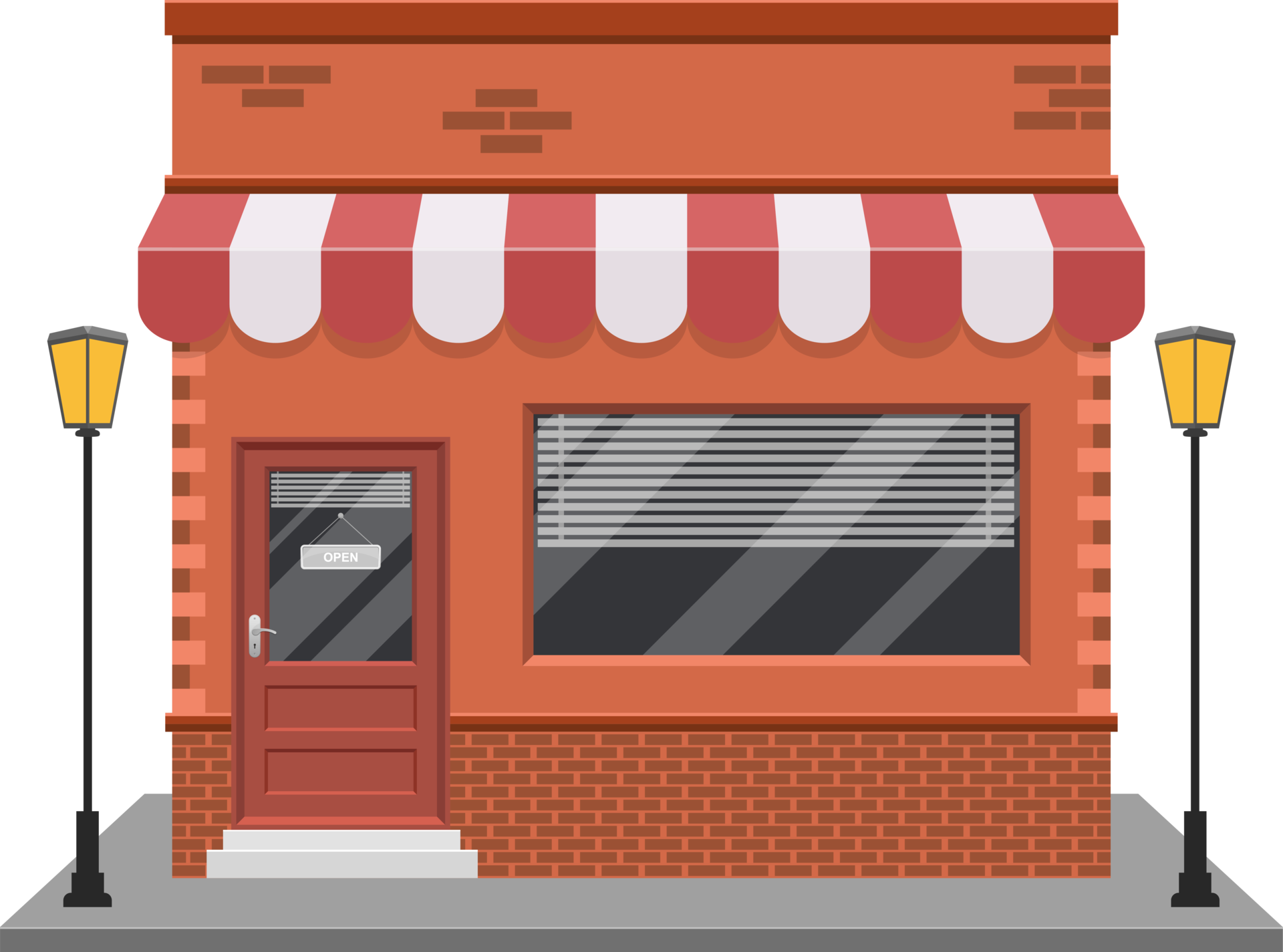 Cafe market pngs for free download