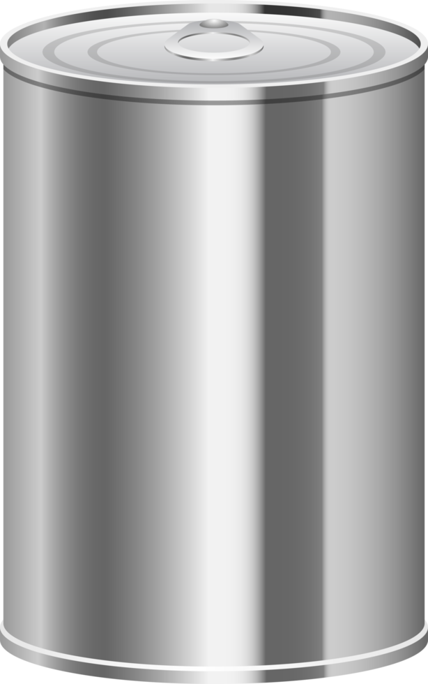 Tin can clipart design illustration png