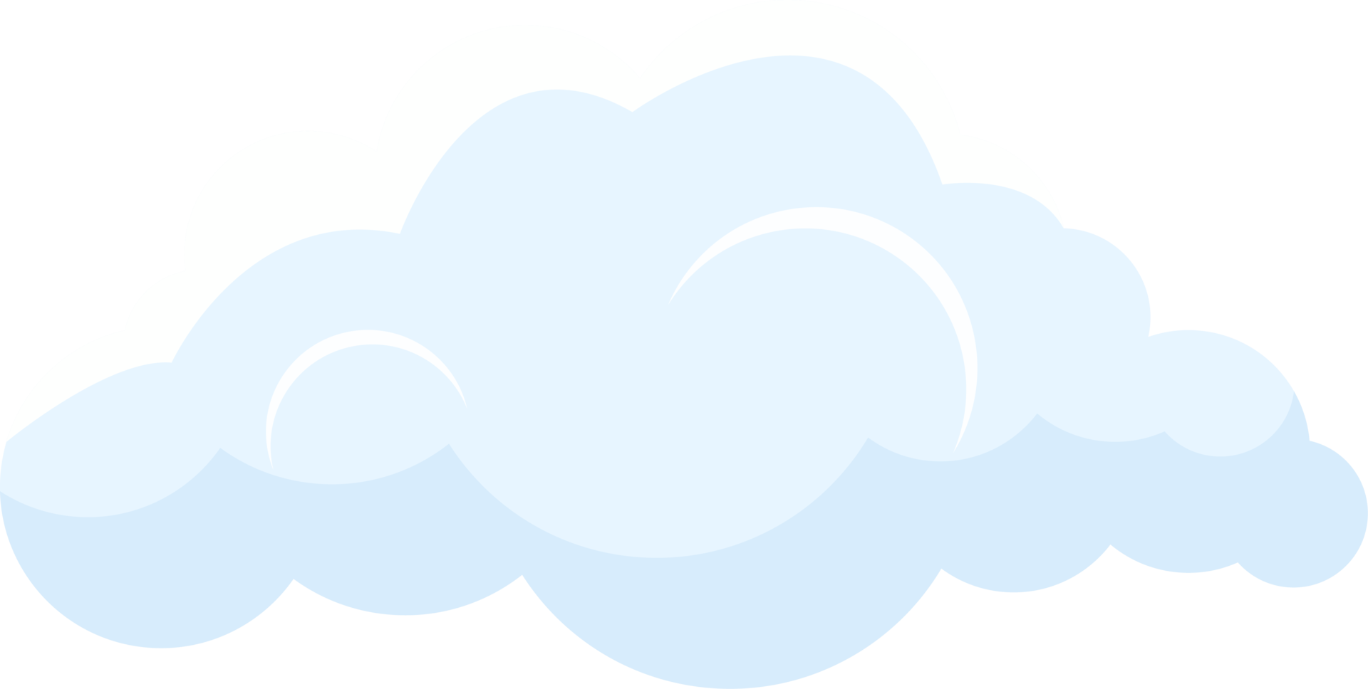 White cloud clipart design illustration 9385577 PNG