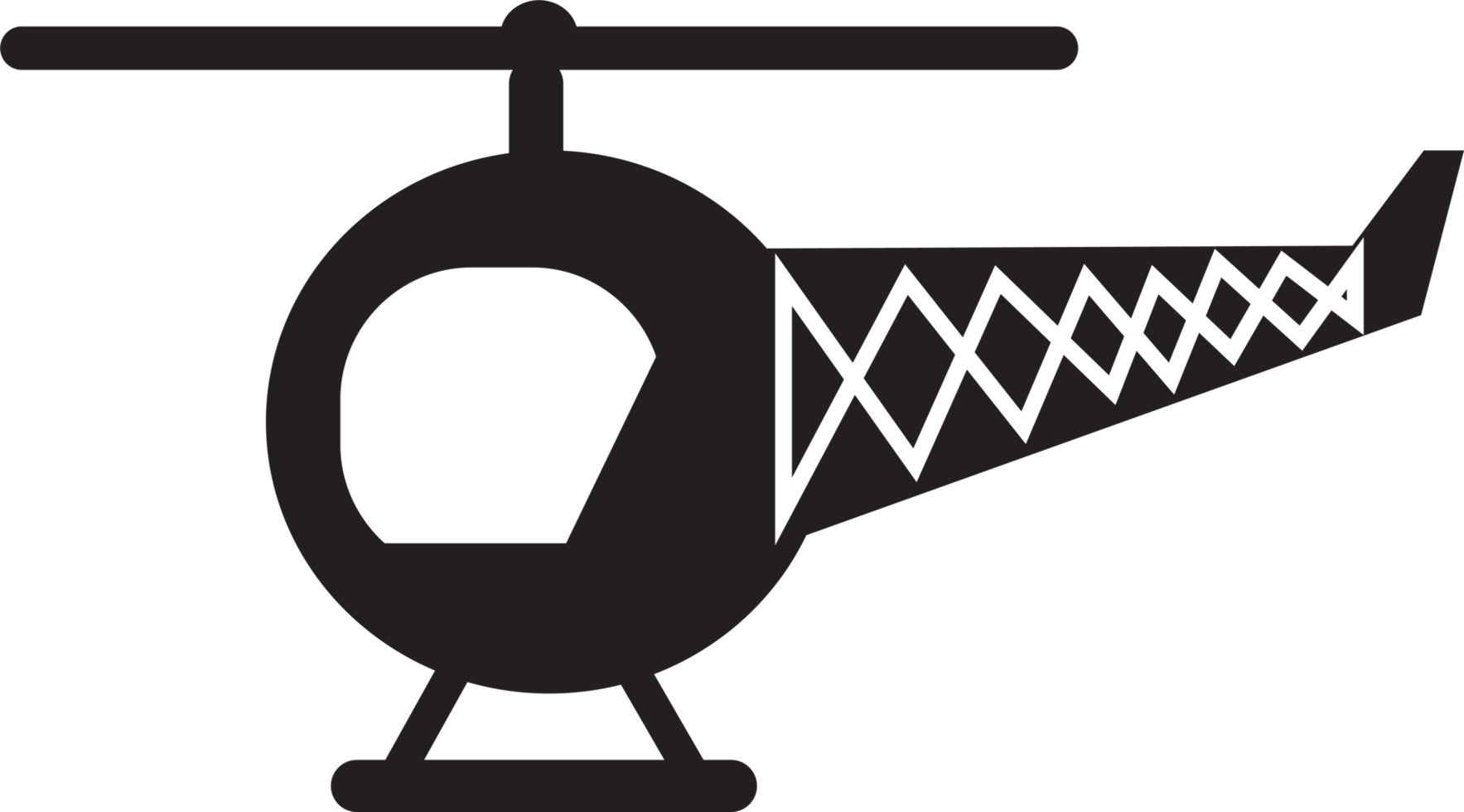 Helicóptero icono signo símbolo diseño png