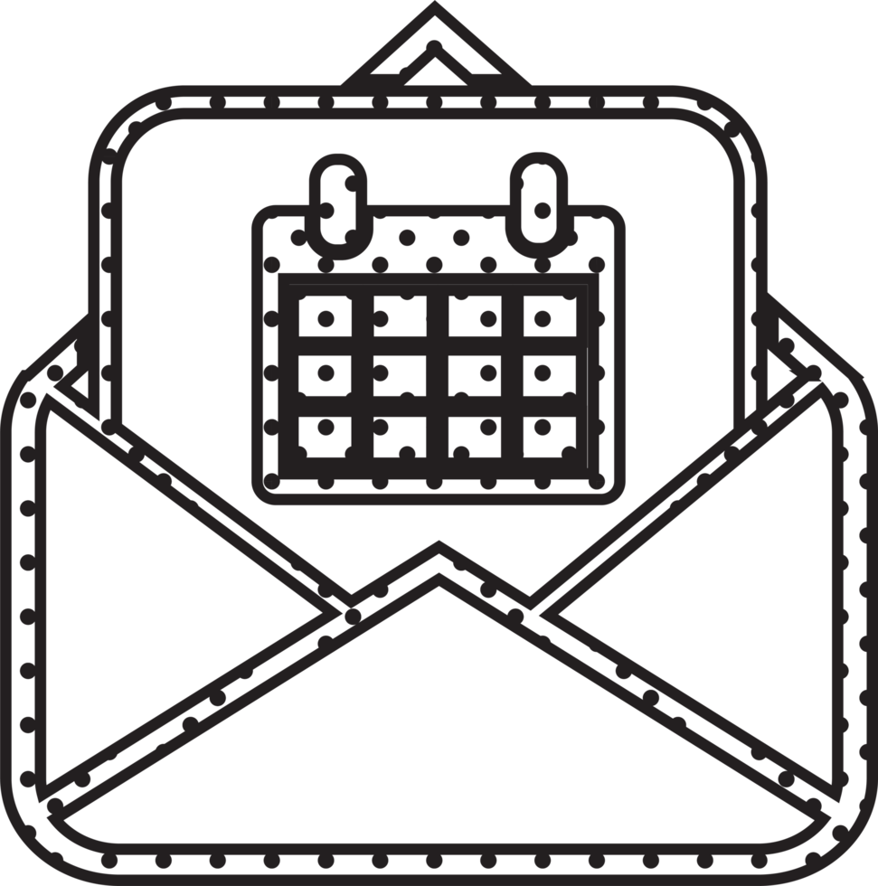 diseño de símbolo de signo de icono de correo electrónico y correo png