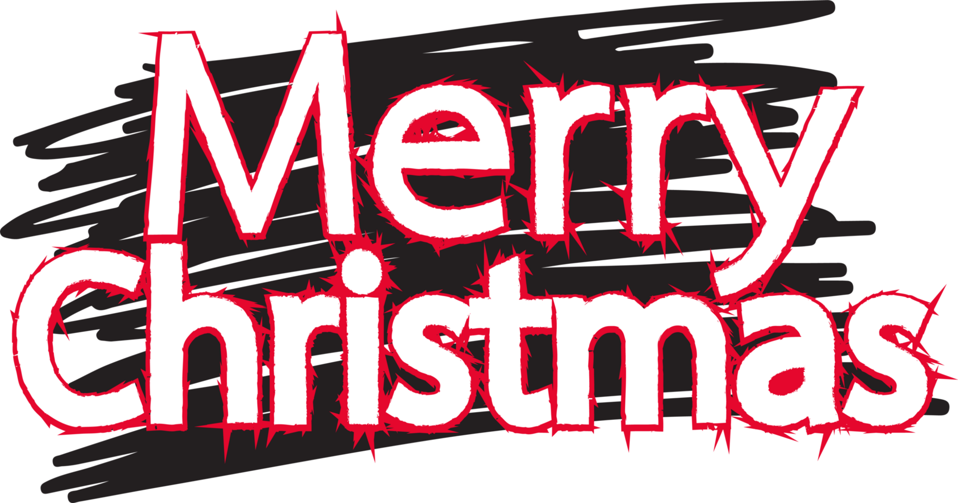 merry christmas tekst belettering ontwerp png