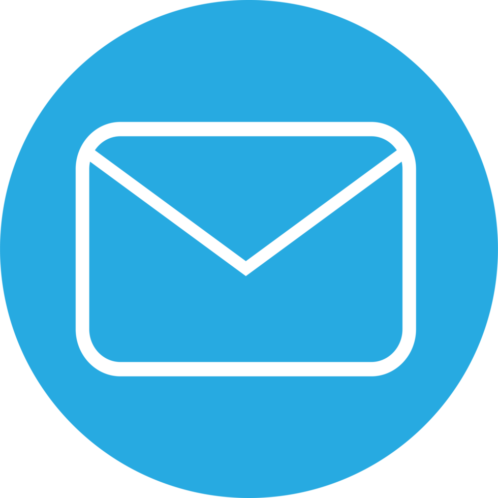 diseño de símbolo de signo de icono de correo electrónico y correo png