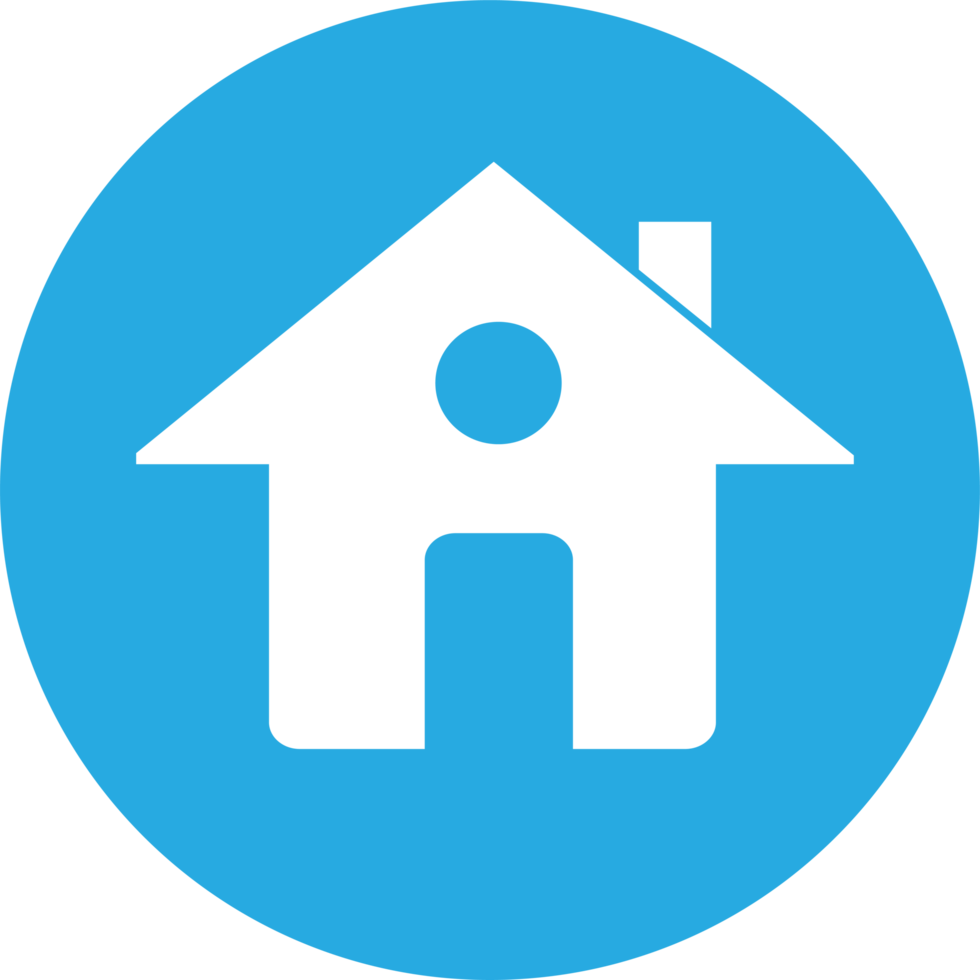 simbolo della casa e design del segno dell'icona della casa png