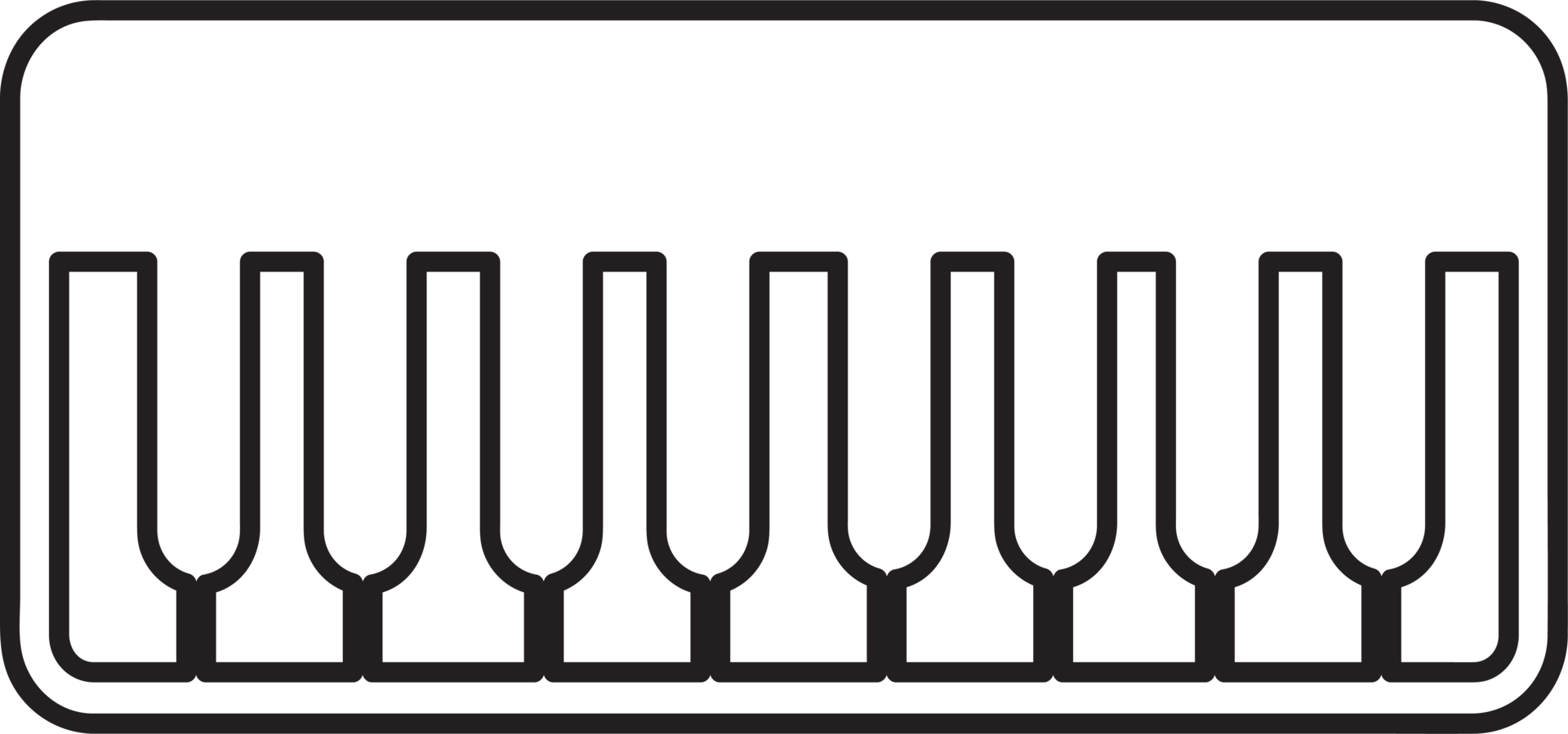 piano ikon tecken symbol design png