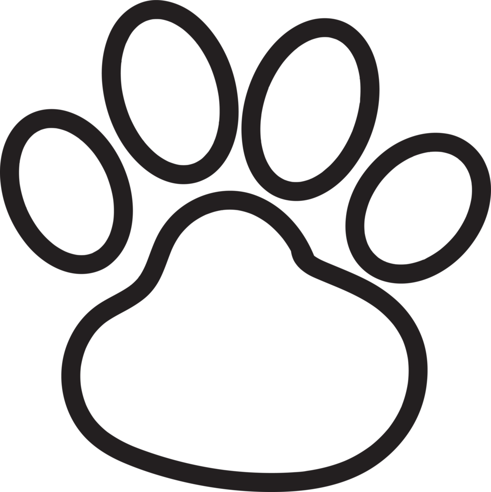 animal footprint icon png