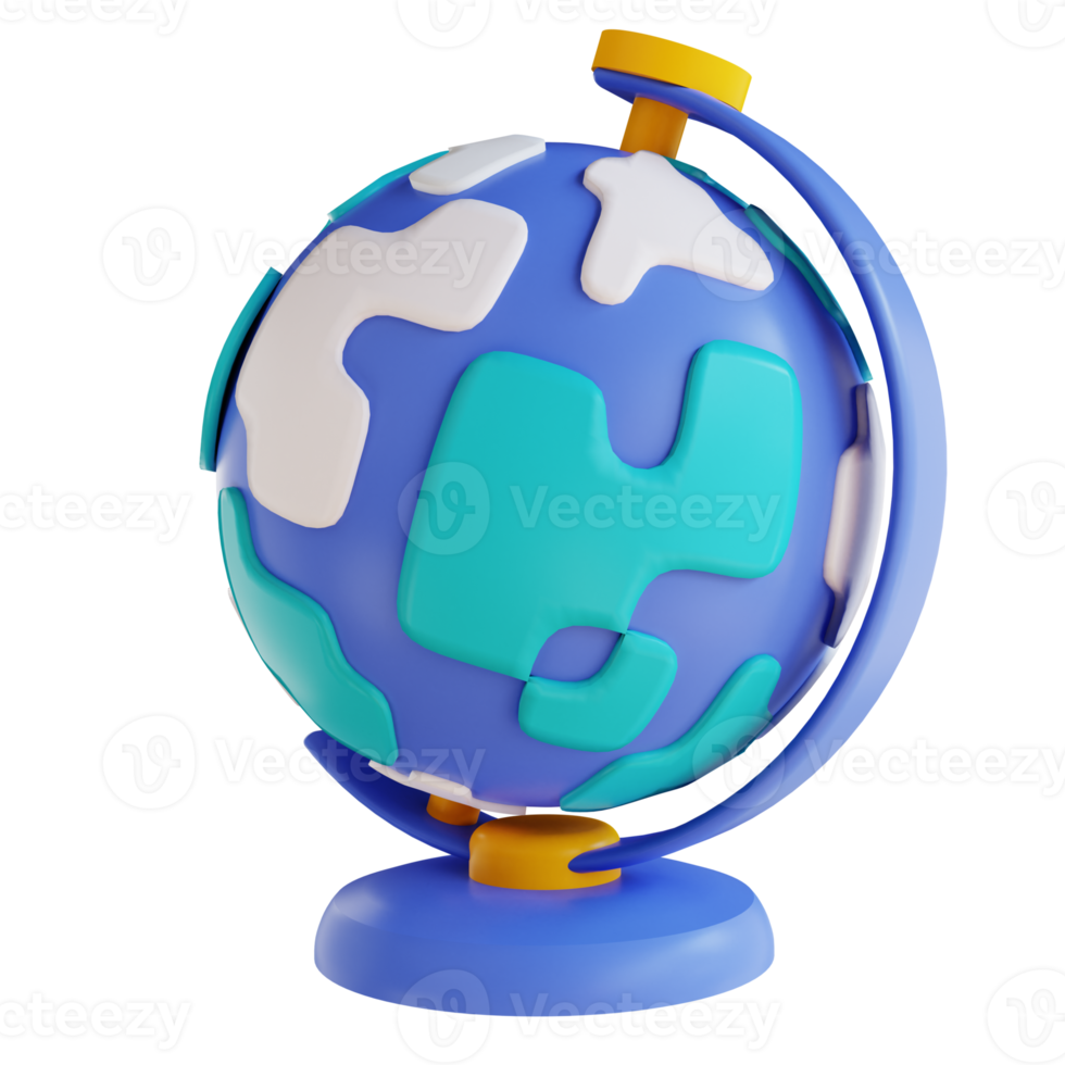 globo de ilustração 3D png