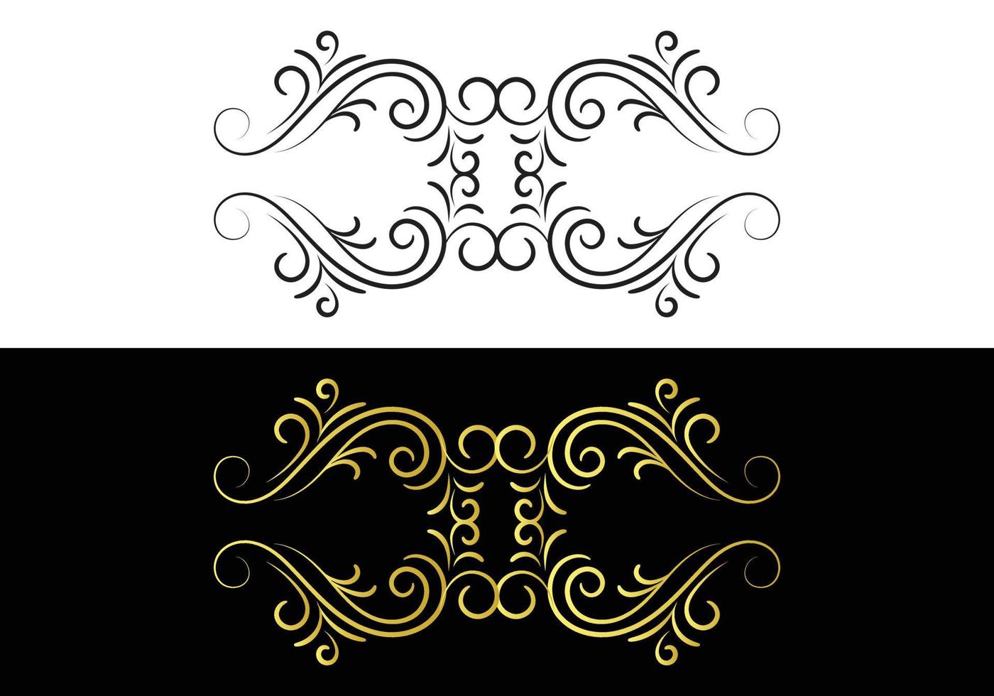 diseño de marco elegante floral circular vector