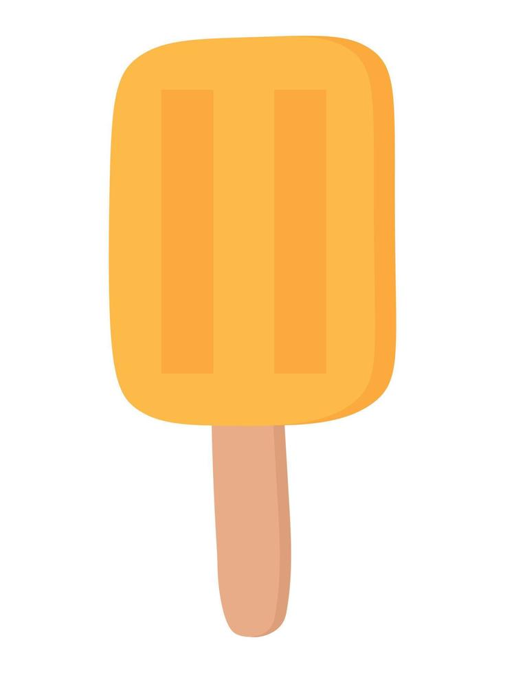 patrón brillante de helado. imágenes prediseñadas de garabatos planos. Todos los objetos están repintados. vector