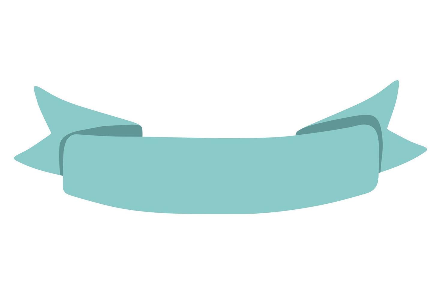 Blue cartoon banners, cartoon vector illustration.