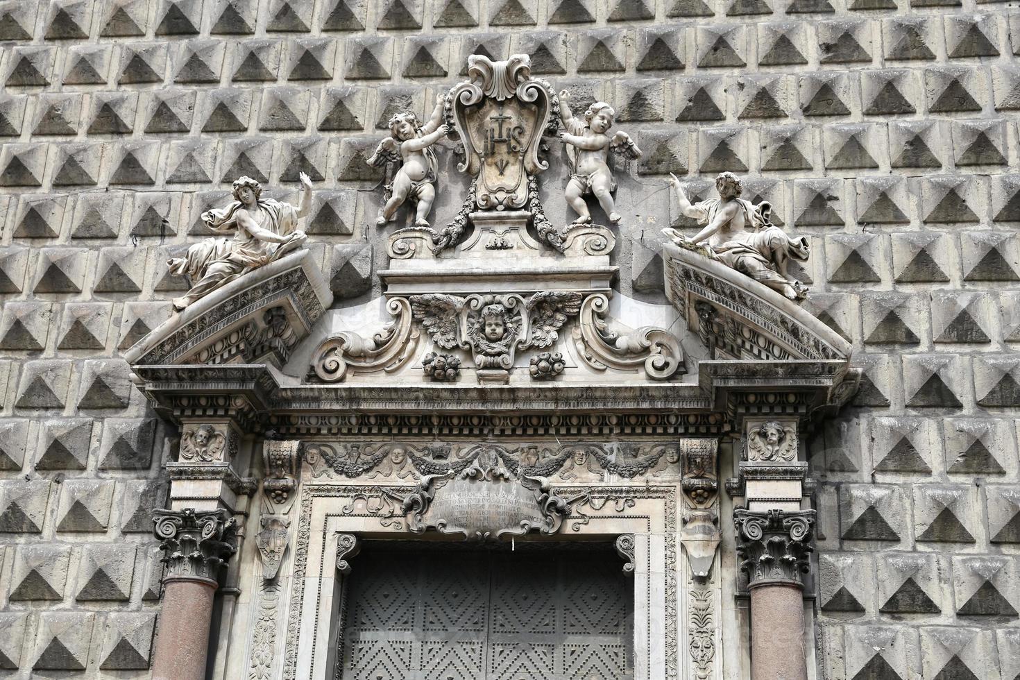 Gesu Nuovo Church in Naples, Italy photo