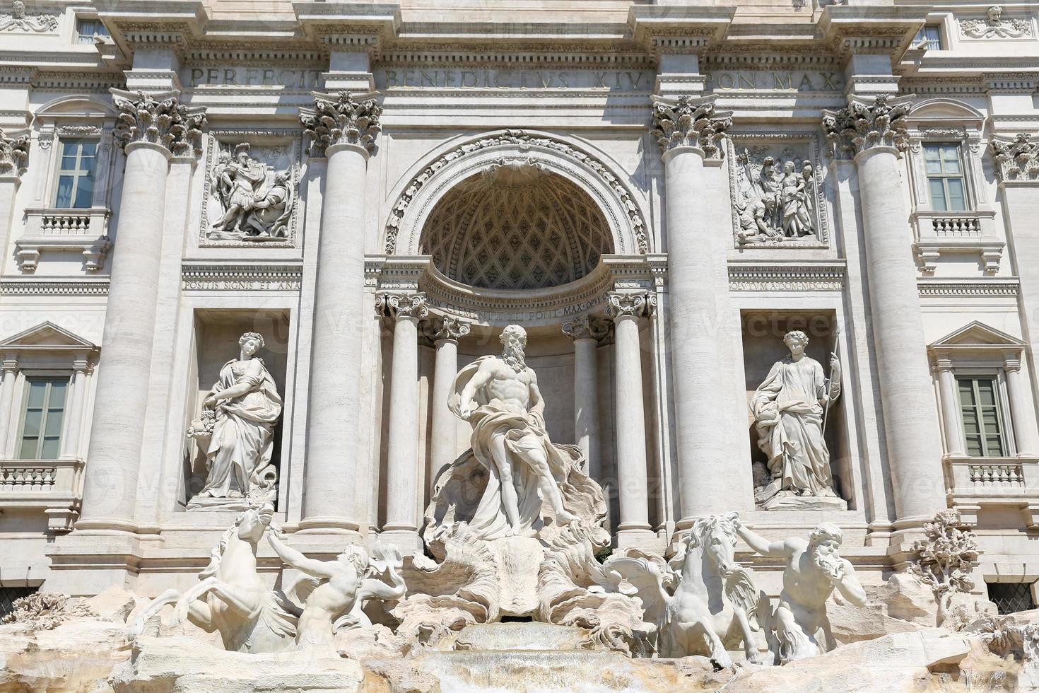 Trevi Fountain in Rome, Italy photo