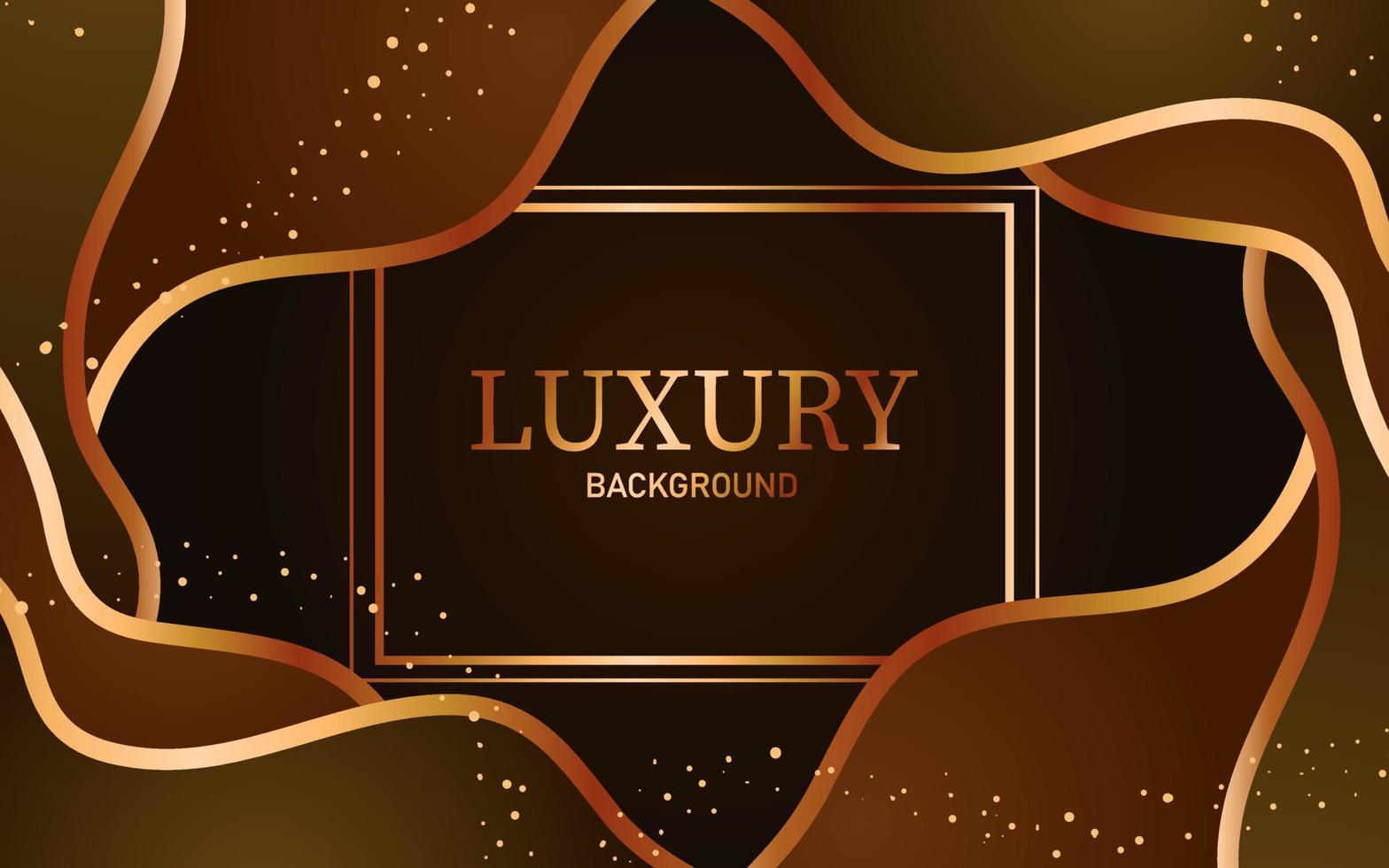 Realistic wavy luxury background vector