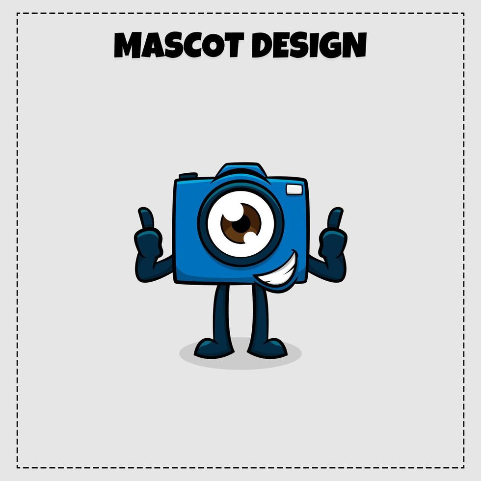 Logo Coffee Mascot Illustration Vector Design