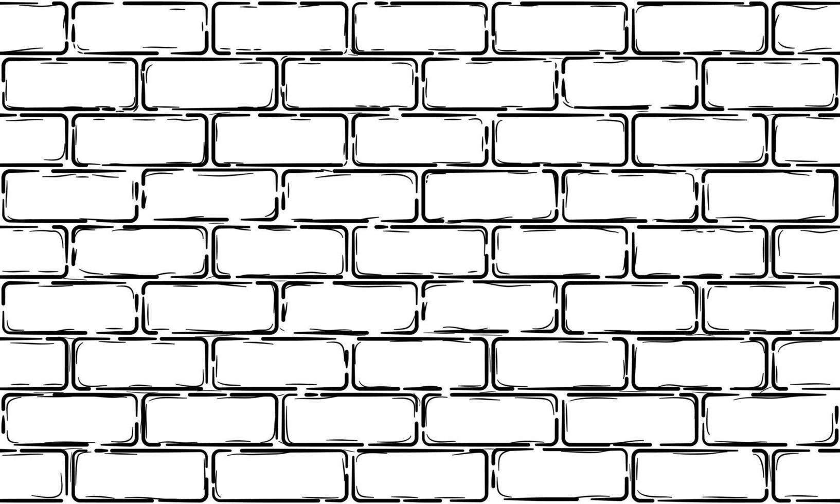 White brick wallpaper background. seamless pattern vector