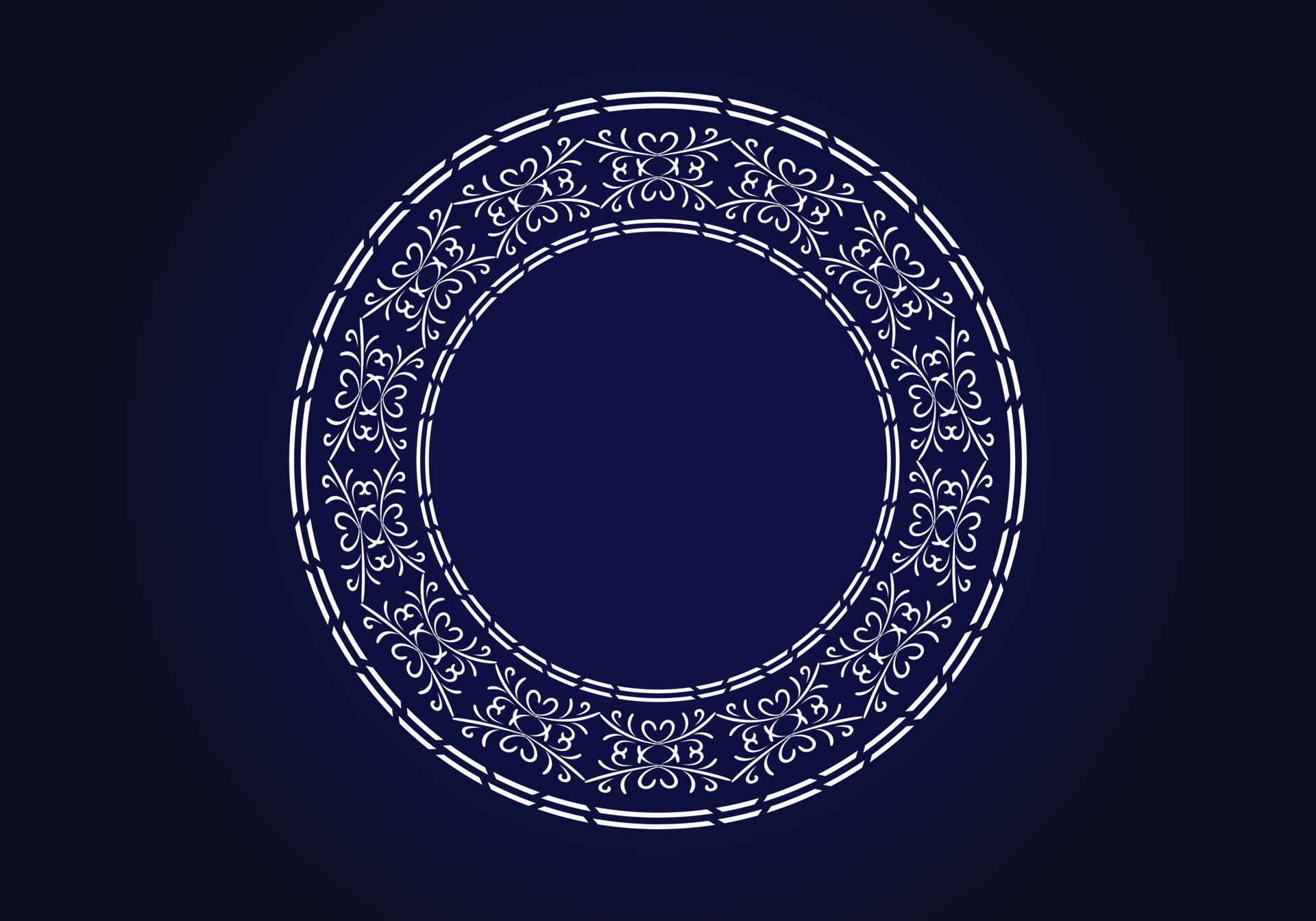 Decoration and ornaments elements set on white background. Floral