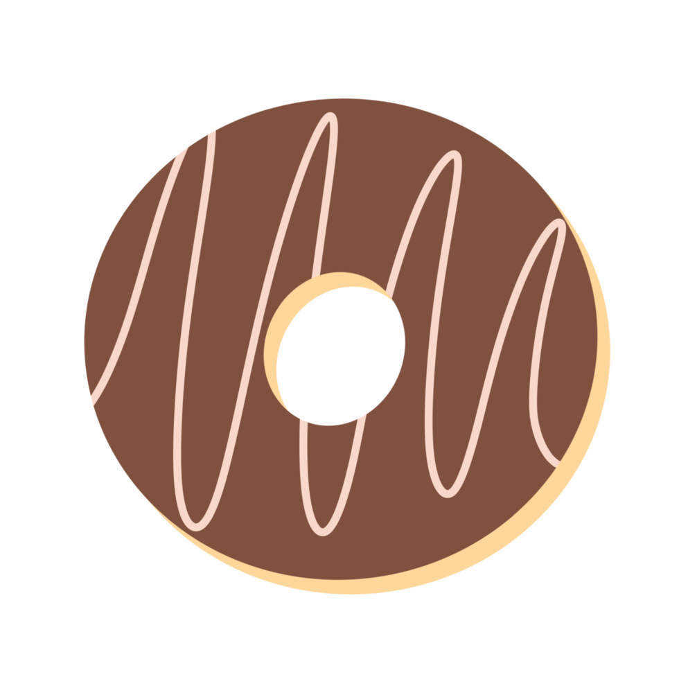 beignet au chocolat png