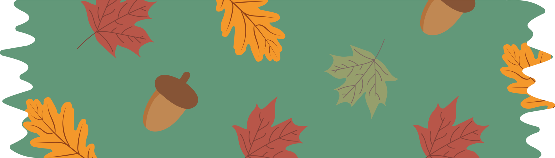 washi tape herfst concept tekening png