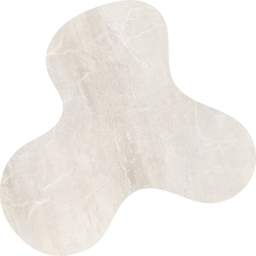 Organic shapes with marble texture png