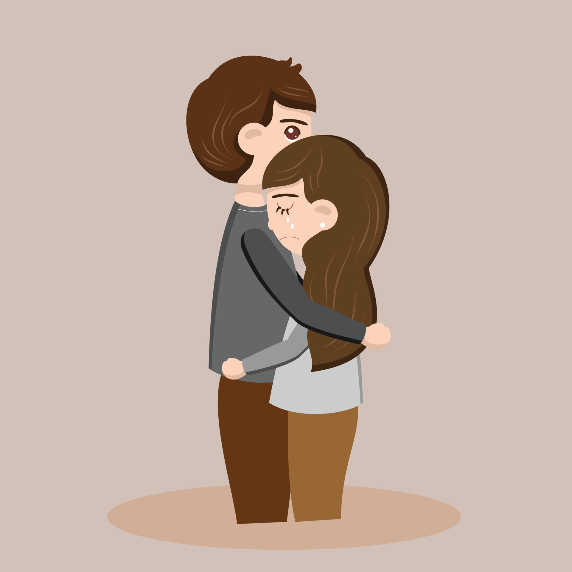 couple avatar, couple cartoon, couple character 9389787 Vector Art at  Vecteezy