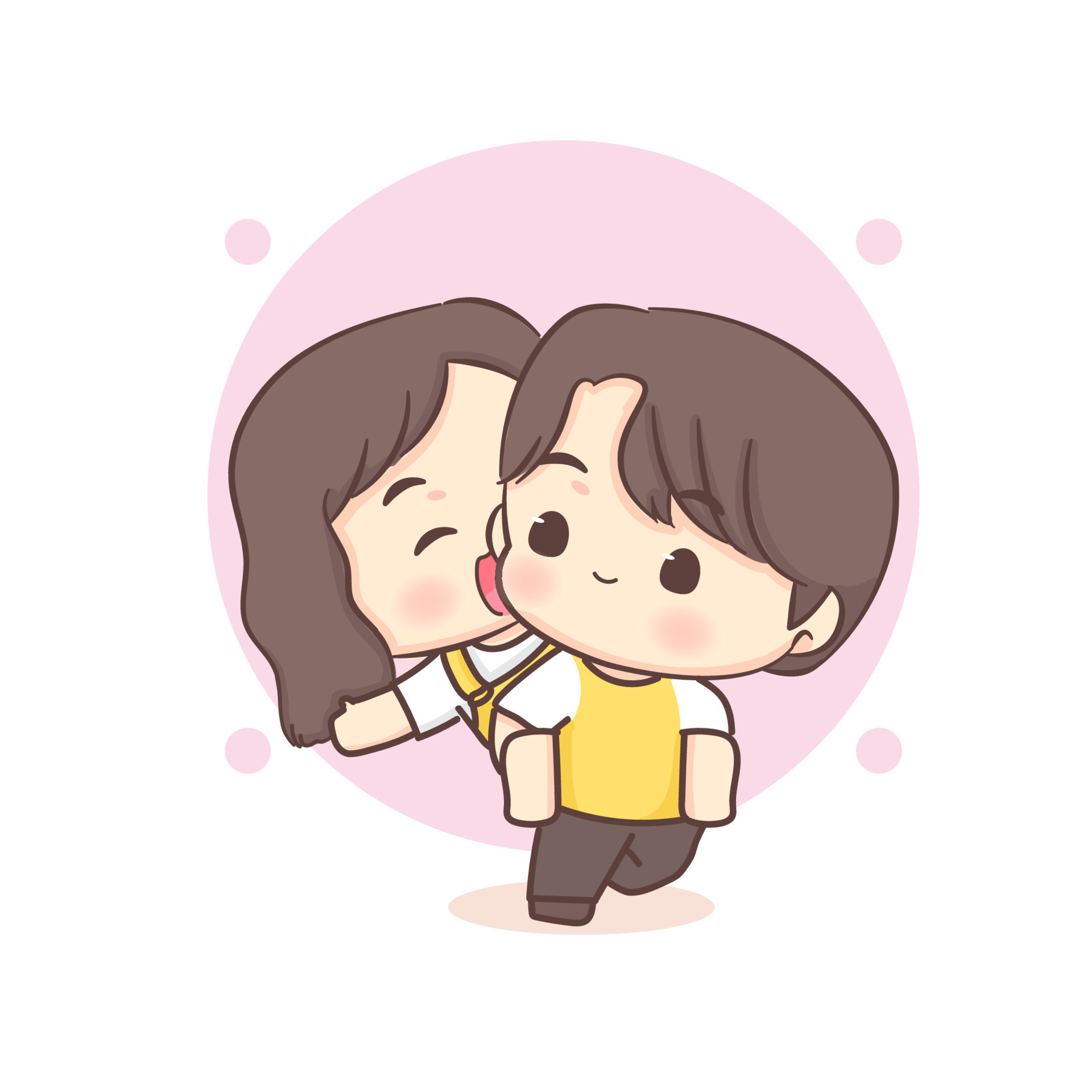 chico lindo dando a su novia un paseo a cuestas. feliz san valentín chibi amantes pareja personaje de dibujos animados. 9390034 Vector en Vecteezy chico lindo dando a su novia un paseo a cuestas. feliz san valentín chibi amantes pareja personaje de dibujos animados. 9390034 Vector en Vecteezy