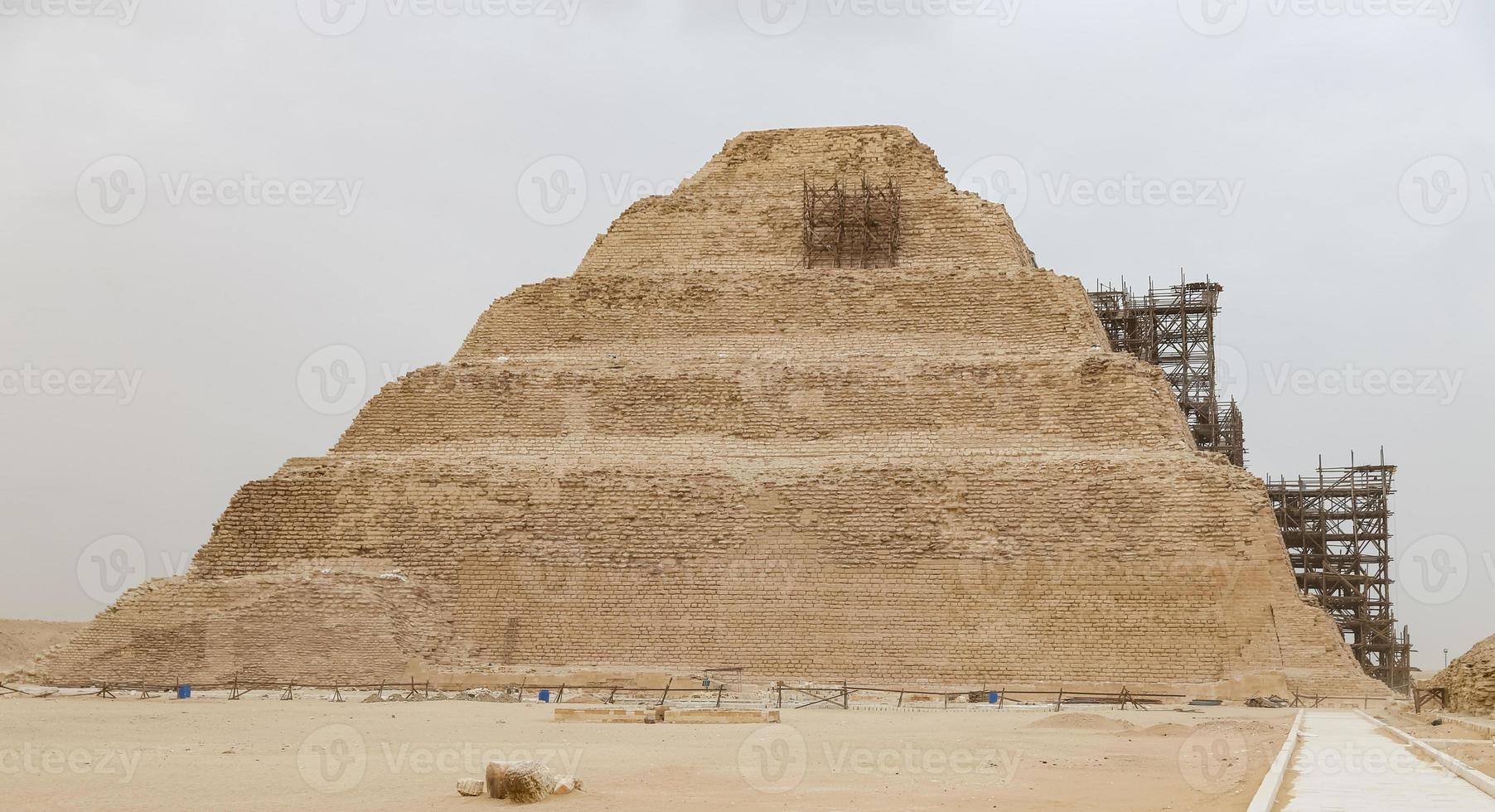 Step Pyramid in Saqqara Necropolis, Cairo, Egypt photo