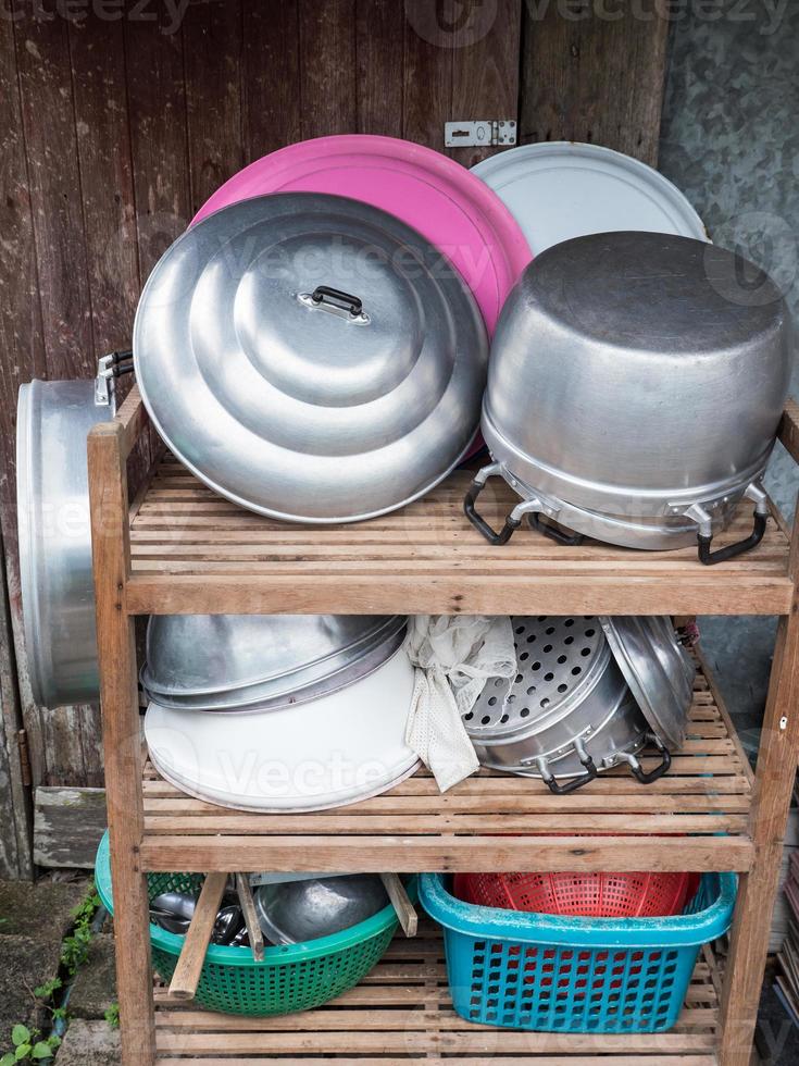 Old kitchenware group. photo