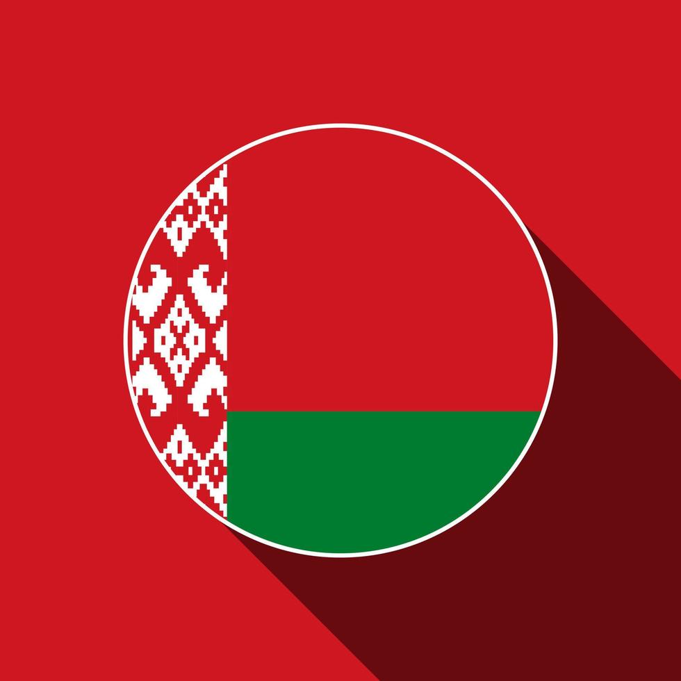 Country Belarus. Belarus flag. Vector illustration.