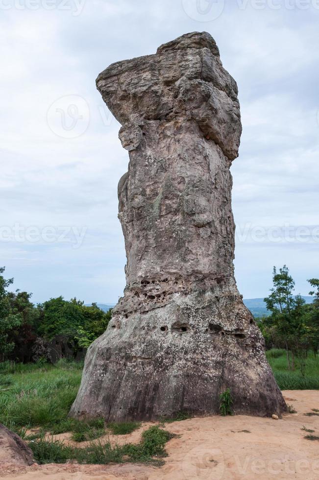 Large sandstone pillar photo