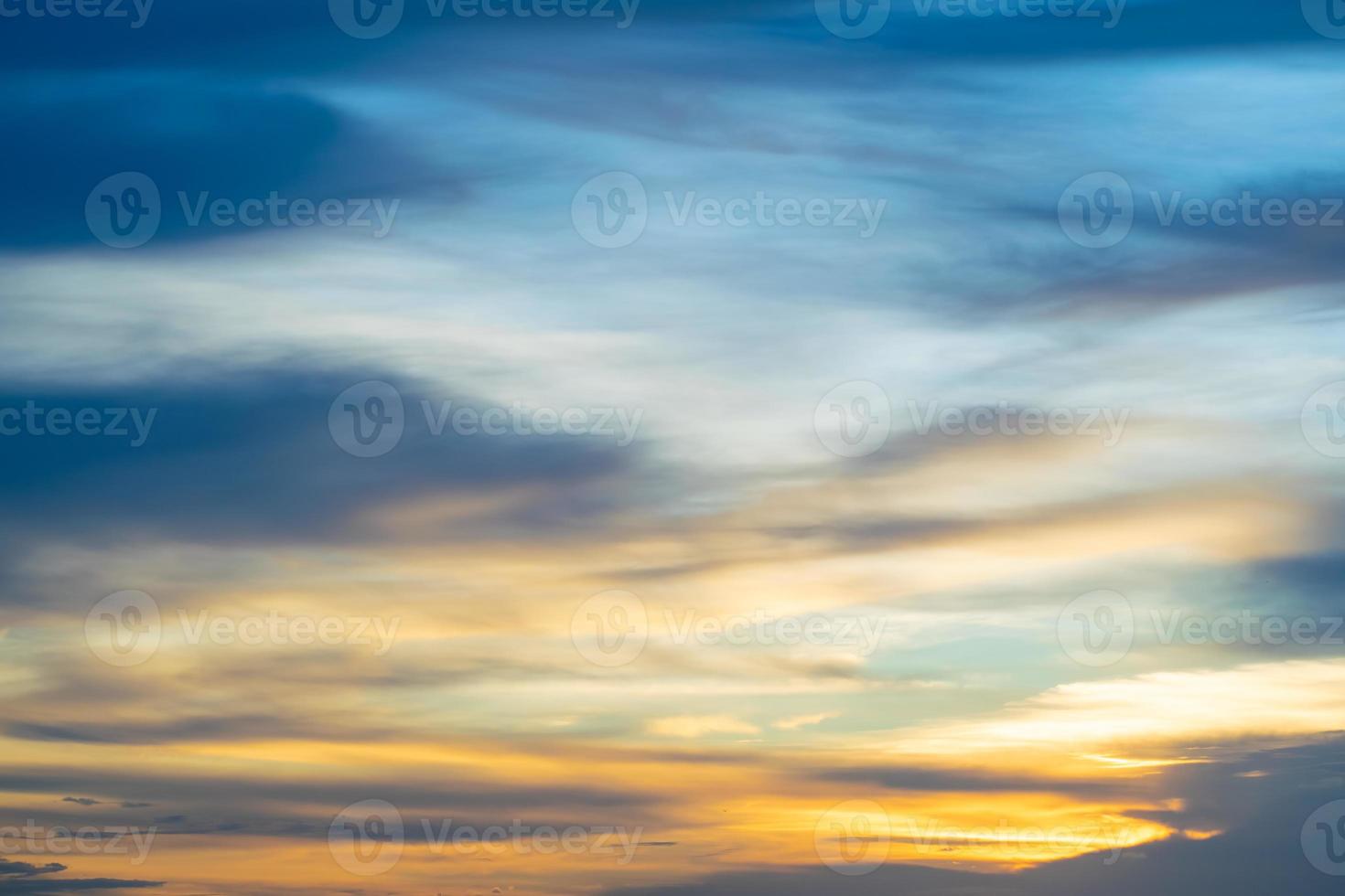 Beautiful sky background with the cloud,Nature abstract concept,sunset of the day,sky abstract. photo