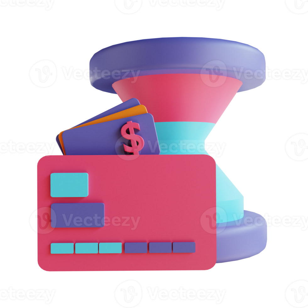 3D illustratie transactiegeschiedenis png